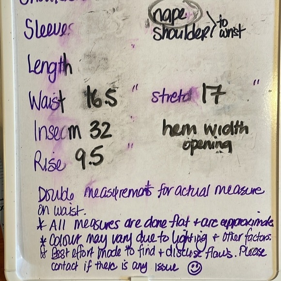 Mavi white stretch sz 33/34 mid rise Molly straight leg pants - Picture 11 of 13